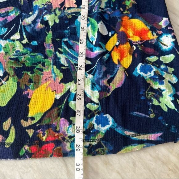 Zac And Rachel Floral Textured Rib Knit top/blouse size 3X NWT. - Picture 12 of 12